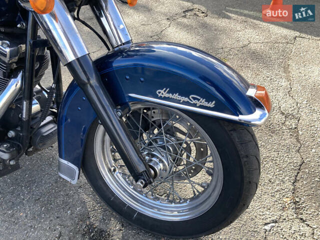 Синій Харлей-Девідсон FLSTC, об'ємом двигуна 1.45 л та пробігом 48 тис. км за 9000 $, фото 7 на Automoto.ua