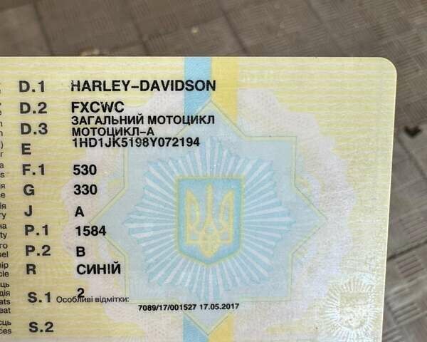 Синій Харлей-Девідсон FXCWC, об'ємом двигуна 1.58 л та пробігом 11 тис. км за 16200 $, фото 9 на Automoto.ua