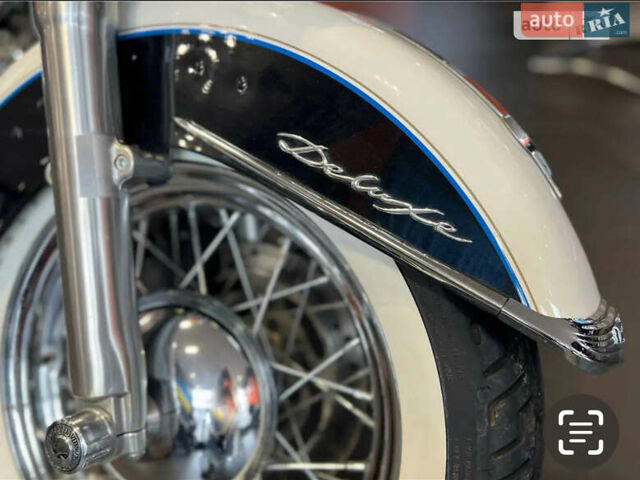 Белый Харлей-Дэвидсон Softail Deluxe, объемом двигателя 1.69 л и пробегом 23 тыс. км за 18000 $, фото 23 на Automoto.ua