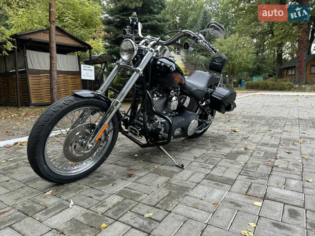 Черный Харлей-Дэвидсон Softail Deluxe, объемом двигателя 1.45 л и пробегом 18 тыс. км за 9000 $, фото 4 на Automoto.ua