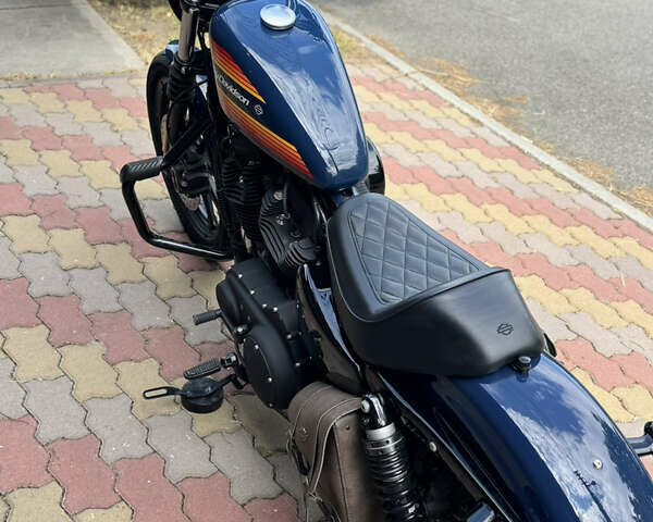Синий Харлей-Дэвидсон XL 1200X, объемом двигателя 1.2 л и пробегом 600 тыс. км за 12900 $, фото 2 на Automoto.ua
