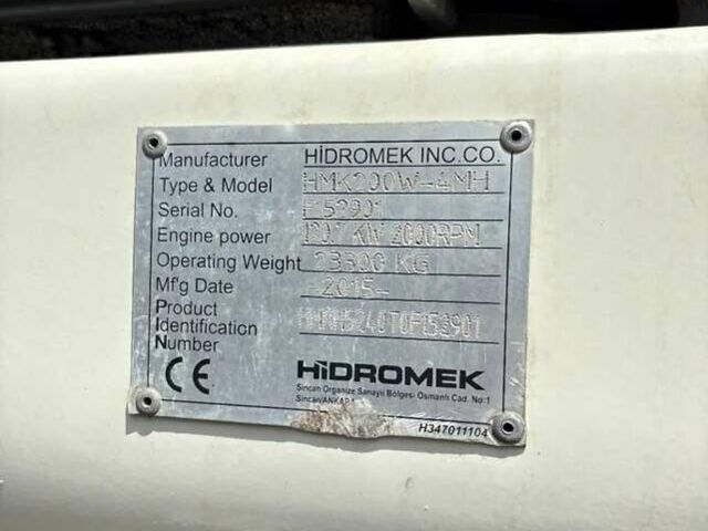 Гидромек HMK 200 W, объемом двигателя 0 л и пробегом 1 тыс. км за 92055 $, фото 9 на Automoto.ua