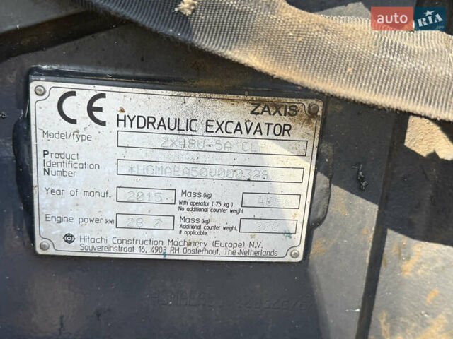 Хитачи ZX 48 U-3, объемом двигателя 0 л и пробегом 5 тыс. км за 39750 $, фото 14 на Automoto.ua