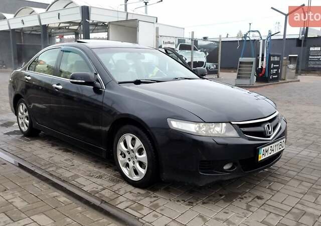Черный Хонда Аккорд, объемом двигателя 2 л и пробегом 388 тыс. км за 5555 $, фото 2 на Automoto.ua