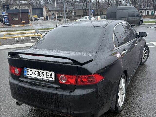 Черный Хонда Аккорд, объемом двигателя 2.4 л и пробегом 449 тыс. км за 5500 $, фото 3 на Automoto.ua