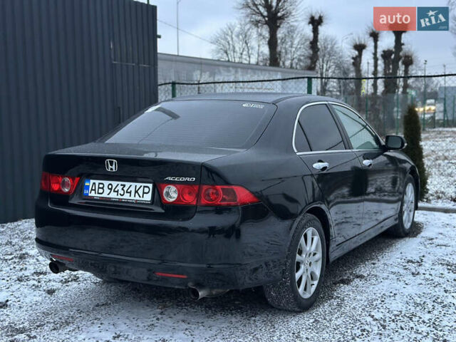 Черный Хонда Аккорд, объемом двигателя 2.4 л и пробегом 276 тыс. км за 6800 $, фото 10 на Automoto.ua