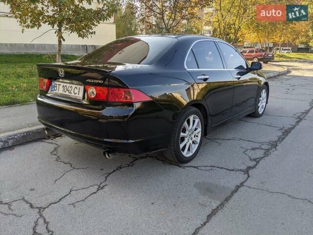 Черный Хонда Аккорд, объемом двигателя 2.4 л и пробегом 298 тыс. км за 5650 $, фото 13 на Automoto.ua