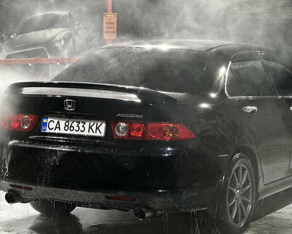 Черный Хонда Аккорд, объемом двигателя 2.4 л и пробегом 339 тыс. км за 6400 $, фото 23 на Automoto.ua