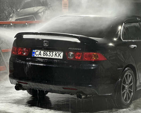 Черный Хонда Аккорд, объемом двигателя 2.4 л и пробегом 339 тыс. км за 6400 $, фото 24 на Automoto.ua