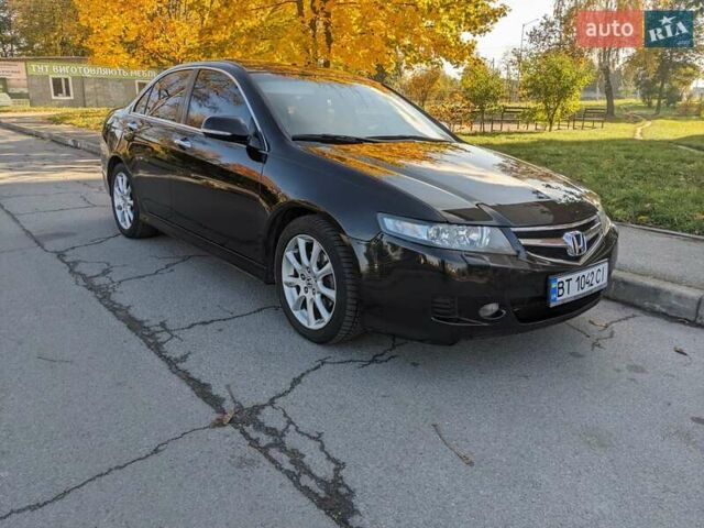 Черный Хонда Аккорд, объемом двигателя 2.4 л и пробегом 298 тыс. км за 5650 $, фото 2 на Automoto.ua