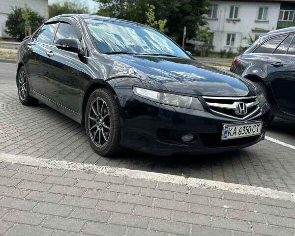 Черный Хонда Аккорд, объемом двигателя 2.4 л и пробегом 339 тыс. км за 6400 $, фото 25 на Automoto.ua