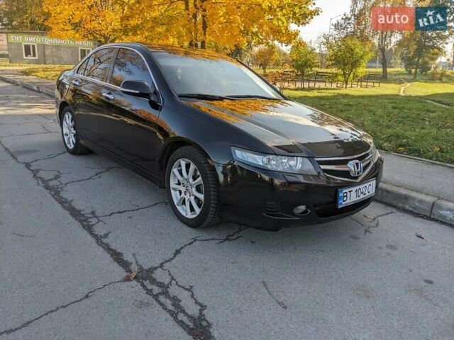 Черный Хонда Аккорд, объемом двигателя 2.4 л и пробегом 298 тыс. км за 5650 $, фото 7 на Automoto.ua