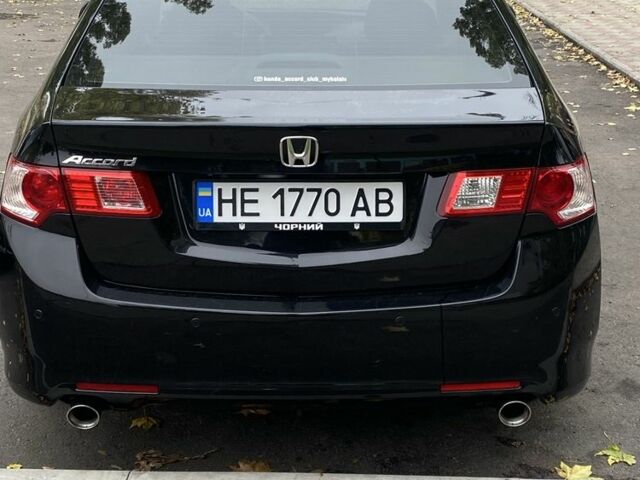 Черный Хонда Аккорд, объемом двигателя 2.4 л и пробегом 216 тыс. км за 8700 $, фото 1 на Automoto.ua