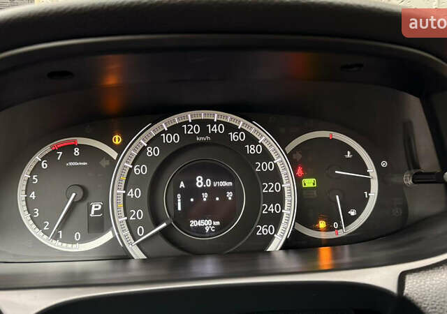 Черный Хонда Аккорд, объемом двигателя 2.4 л и пробегом 204 тыс. км за 14550 $, фото 5 на Automoto.ua