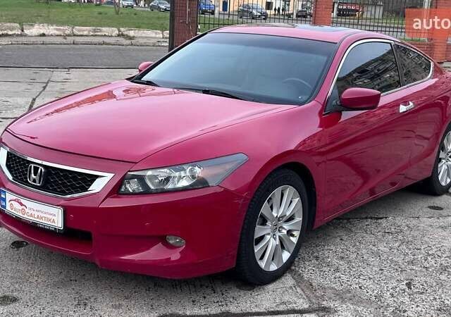 Красный Хонда Аккорд, объемом двигателя 3.5 л и пробегом 187 тыс. км за 7999 $, фото 2 на Automoto.ua
