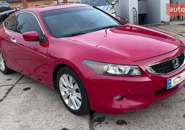 Красный Хонда Аккорд, объемом двигателя 3.5 л и пробегом 187 тыс. км за 7999 $, фото 5 на Automoto.ua