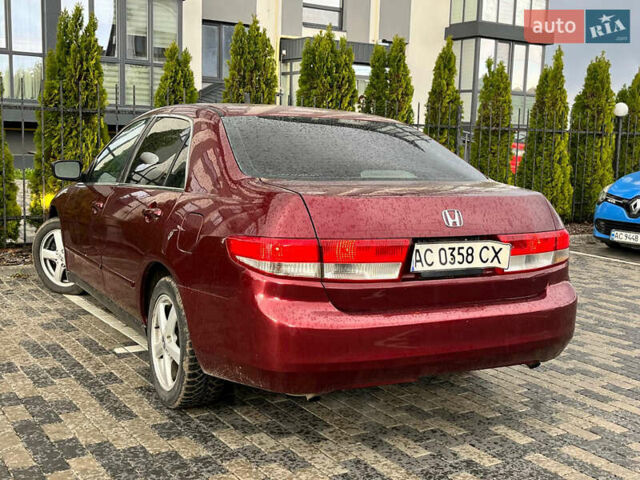 Красный Хонда Аккорд, объемом двигателя 3 л и пробегом 306 тыс. км за 4950 $, фото 2 на Automoto.ua