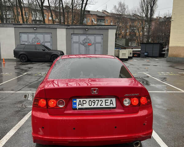 Красный Хонда Аккорд, объемом двигателя 2 л и пробегом 217 тыс. км за 4799 $, фото 4 на Automoto.ua