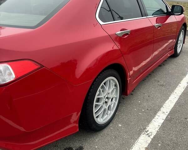 Красный Хонда Аккорд, объемом двигателя 2.4 л и пробегом 218 тыс. км за 9300 $, фото 2 на Automoto.ua