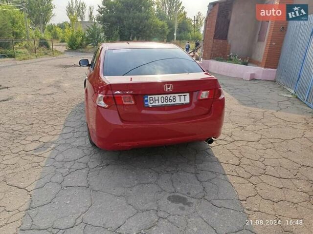 Красный Хонда Аккорд, объемом двигателя 2 л и пробегом 125 тыс. км за 12000 $, фото 7 на Automoto.ua