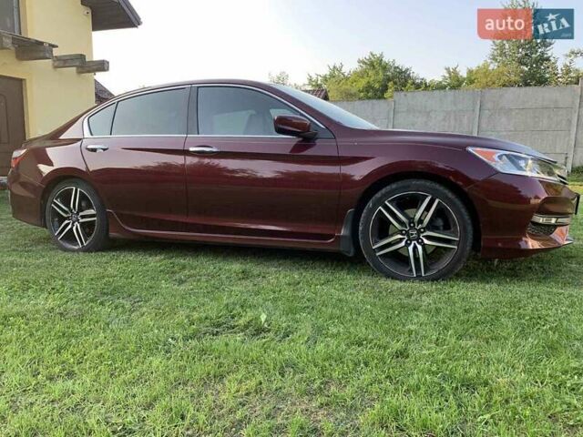 Красный Хонда Аккорд, объемом двигателя 2.4 л и пробегом 90 тыс. км за 15900 $, фото 4 на Automoto.ua