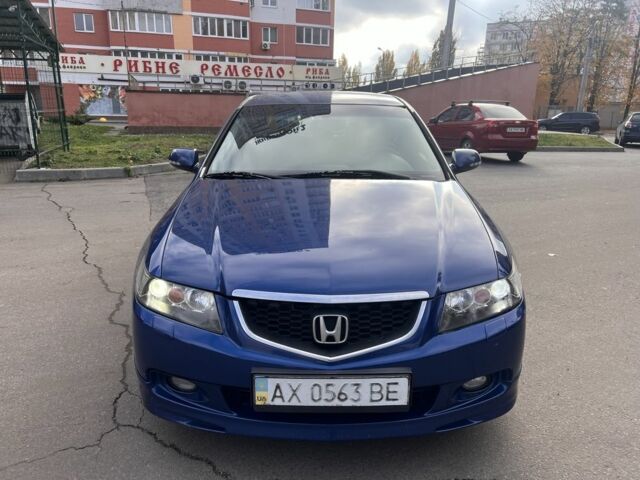 Синий Хонда Аккорд, объемом двигателя 2.4 л и пробегом 380 тыс. км за 4850 $, фото 1 на Automoto.ua