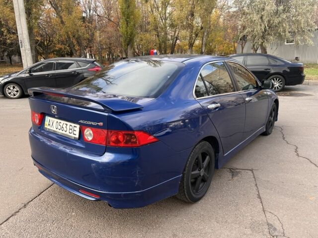 Синий Хонда Аккорд, объемом двигателя 2.4 л и пробегом 380 тыс. км за 4850 $, фото 3 на Automoto.ua