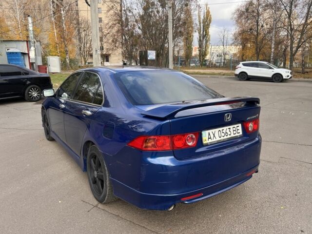 Синий Хонда Аккорд, объемом двигателя 2.4 л и пробегом 380 тыс. км за 4850 $, фото 4 на Automoto.ua