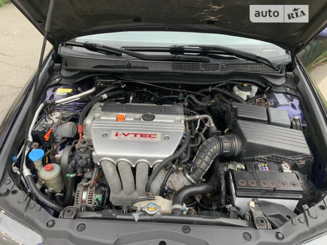 Синий Хонда Аккорд, объемом двигателя 2.4 л и пробегом 274 тыс. км за 4500 $, фото 35 на Automoto.ua