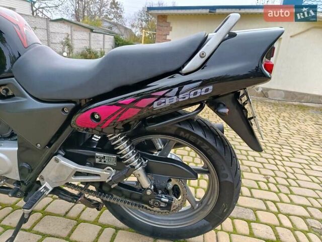 Черный Хонда CB 500, объемом двигателя 0.5 л и пробегом 53 тыс. км за 2500 $, фото 12 на Automoto.ua