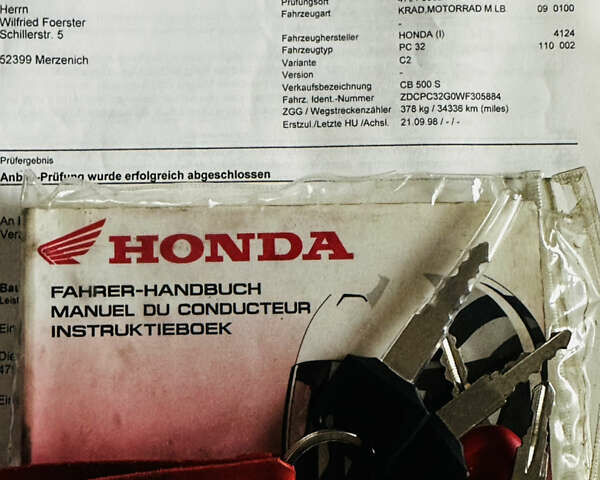 Хонда CB 500, объемом двигателя 0.5 л и пробегом 35 тыс. км за 2850 $, фото 31 на Automoto.ua