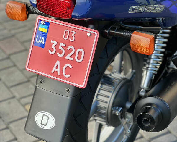 Синий Хонда CB 500, объемом двигателя 0.5 л и пробегом 27 тыс. км за 2750 $, фото 2 на Automoto.ua