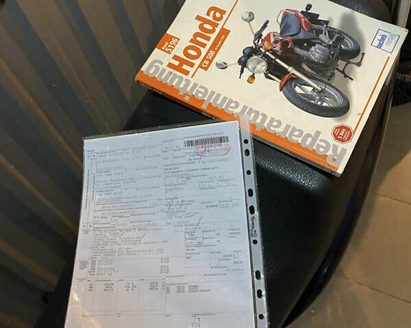 Синий Хонда CB 500, объемом двигателя 0.49 л и пробегом 43 тыс. км за 2600 $, фото 8 на Automoto.ua