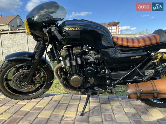 Черный Хонда CB 750, объемом двигателя 0.75 л и пробегом 41 тыс. км за 6500 $, фото 6 на Automoto.ua