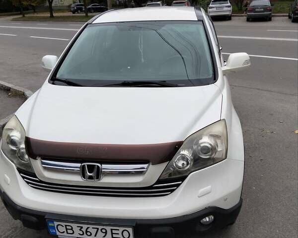 Белый Хонда СРВ, объемом двигателя 2.4 л и пробегом 216 тыс. км за 11000 $, фото 3 на Automoto.ua