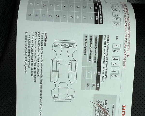 Белый Хонда СРВ, объемом двигателя 2.2 л и пробегом 110 тыс. км за 21950 $, фото 44 на Automoto.ua