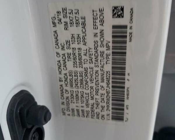 Хонда СРВ 2018 в Хмельницком на Automoto.ua Белый Хонда СРВ, объемом двигателя 2.5 л и пробегом 104 тыс. км за 6900 $, фото 12 на Automoto.ua