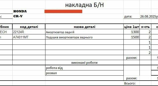 Хонда СРВ 2007 в Краматорске на Automoto.ua Бежевый Хонда СРВ, объемом двигателя 2 л и пробегом 250 тыс. км за 4200 $, фото 6 на Automoto.ua