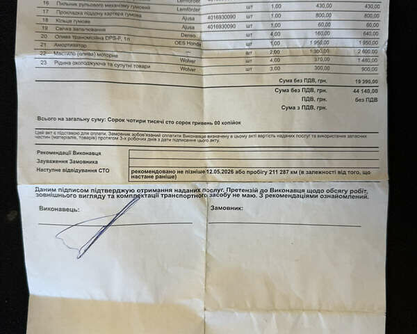 Черный Хонда СРВ, объемом двигателя 1.97 л и пробегом 203 тыс. км за 5900 $, фото 13 на Automoto.ua