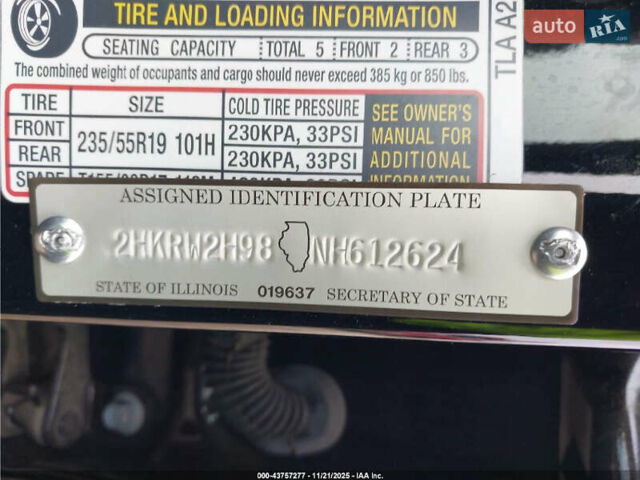 Чорний Хонда СРВ, об'ємом двигуна 1.5 л та пробігом 54 тис. км за 10000 $, фото 9 на Automoto.ua