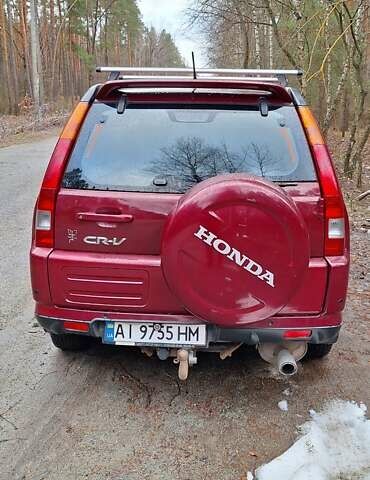 Красный Хонда СРВ, объемом двигателя 2 л и пробегом 430 тыс. км за 6100 $, фото 2 на Automoto.ua