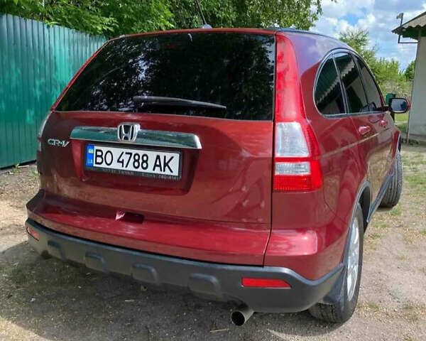 Красный Хонда СРВ, объемом двигателя 2.35 л и пробегом 150 тыс. км за 10000 $, фото 3 на Automoto.ua