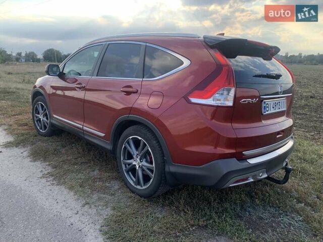 Красный Хонда СРВ, объемом двигателя 2.2 л и пробегом 210 тыс. км за 16800 $, фото 2 на Automoto.ua