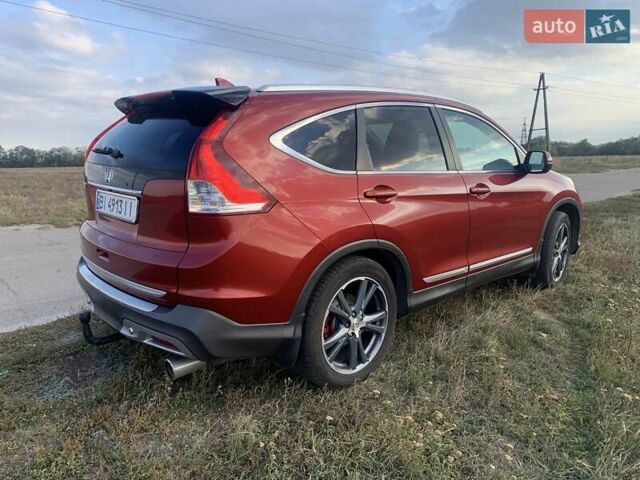 Красный Хонда СРВ, объемом двигателя 2.2 л и пробегом 210 тыс. км за 16800 $, фото 3 на Automoto.ua