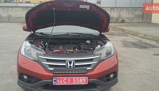 Красный Хонда СРВ, объемом двигателя 2.2 л и пробегом 209 тыс. км за 16950 $, фото 13 на Automoto.ua