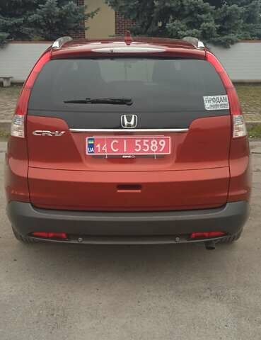 Красный Хонда СРВ, объемом двигателя 2.2 л и пробегом 209 тыс. км за 16950 $, фото 1 на Automoto.ua