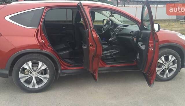 Красный Хонда СРВ, объемом двигателя 2.2 л и пробегом 209 тыс. км за 16950 $, фото 18 на Automoto.ua