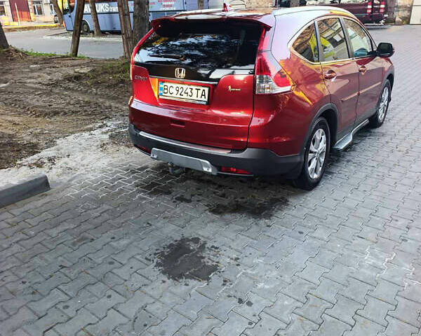Хонда СРВ 2013 в Самборе на Automoto.ua Красный Хонда СРВ, объемом двигателя 2.2 л и пробегом 220 тыс. км за 15800 $, фото 2 на Automoto.ua