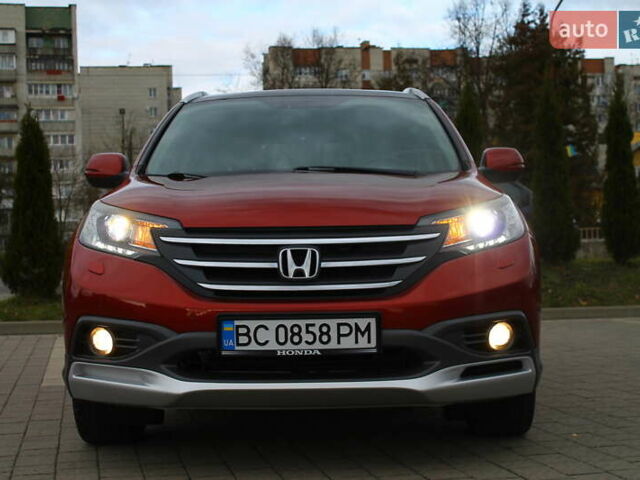 Красный Хонда СРВ, объемом двигателя 2.2 л и пробегом 183 тыс. км за 18200 $, фото 1 на Automoto.ua