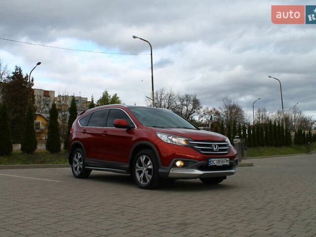 Красный Хонда СРВ, объемом двигателя 2.2 л и пробегом 183 тыс. км за 18200 $, фото 6 на Automoto.ua